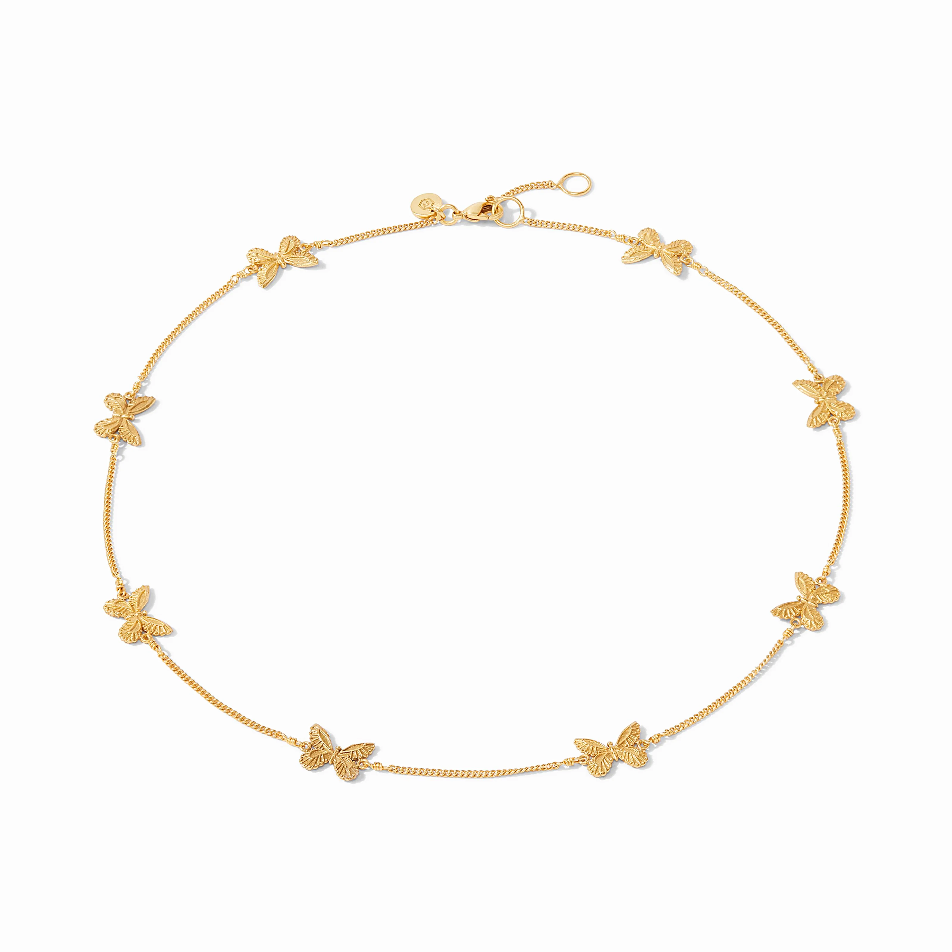 Butterfly Delicate Station Necklace - Image 3