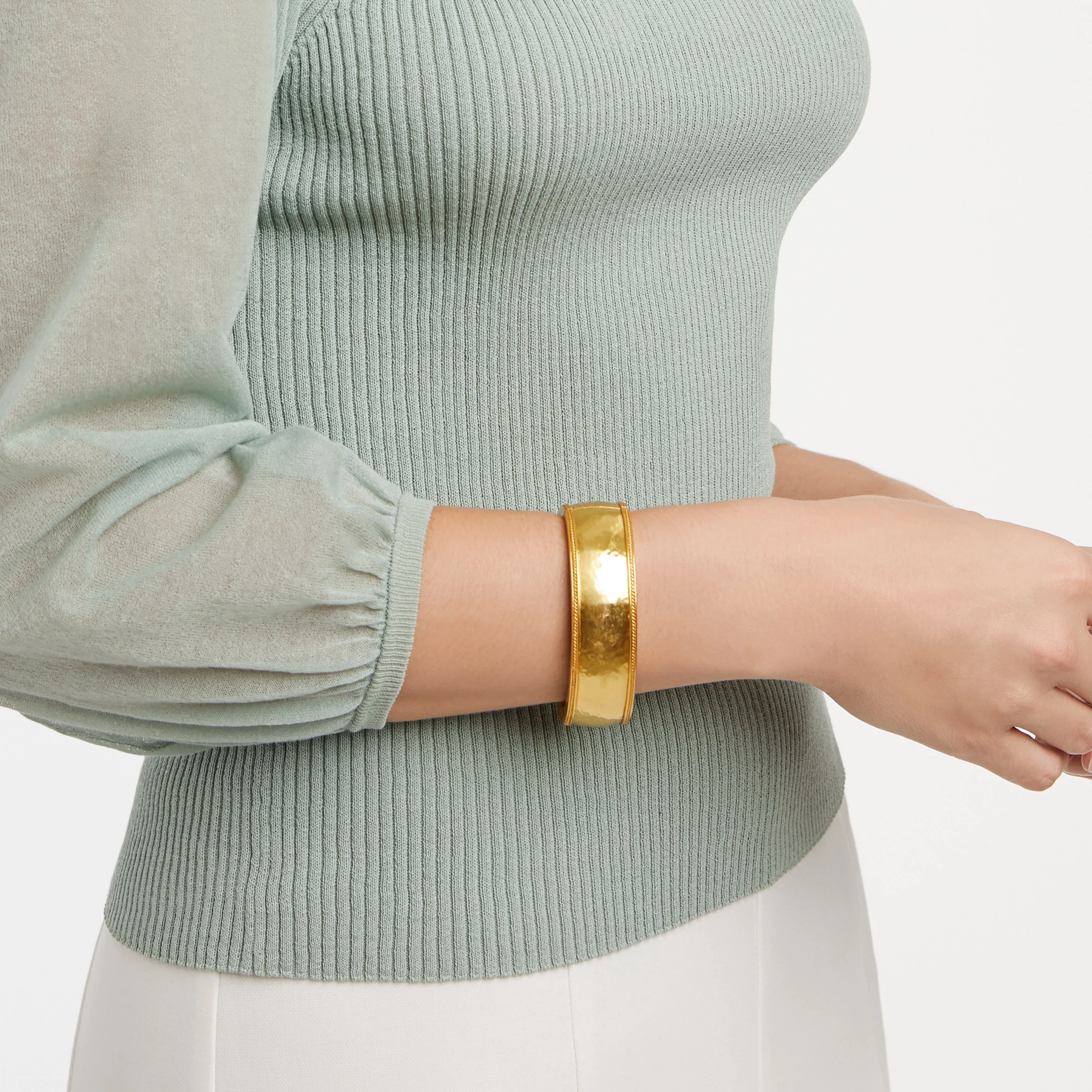 Cannes Statement Hinge Bangle - Image 2