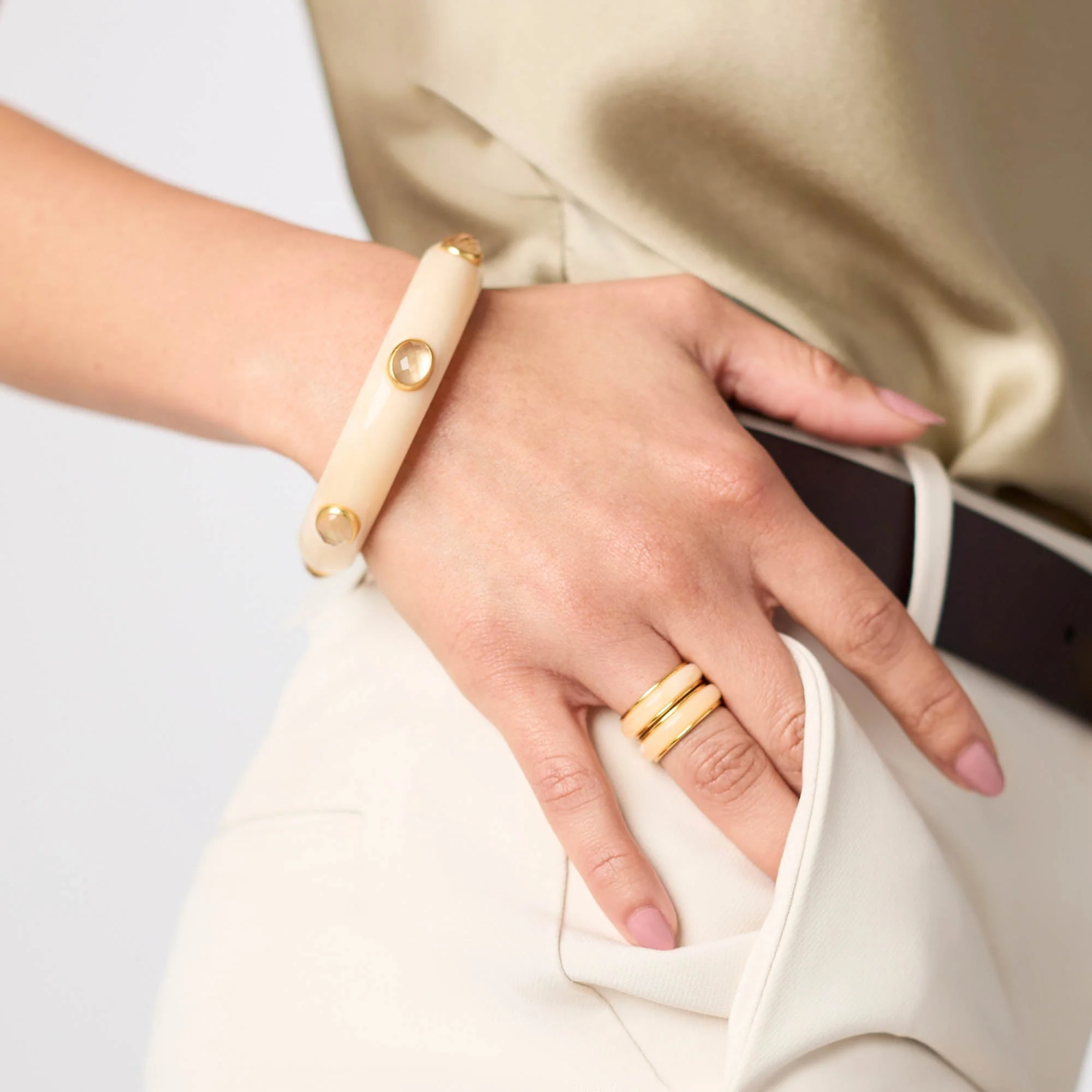 Carnaby Stone Bangle - Image 7