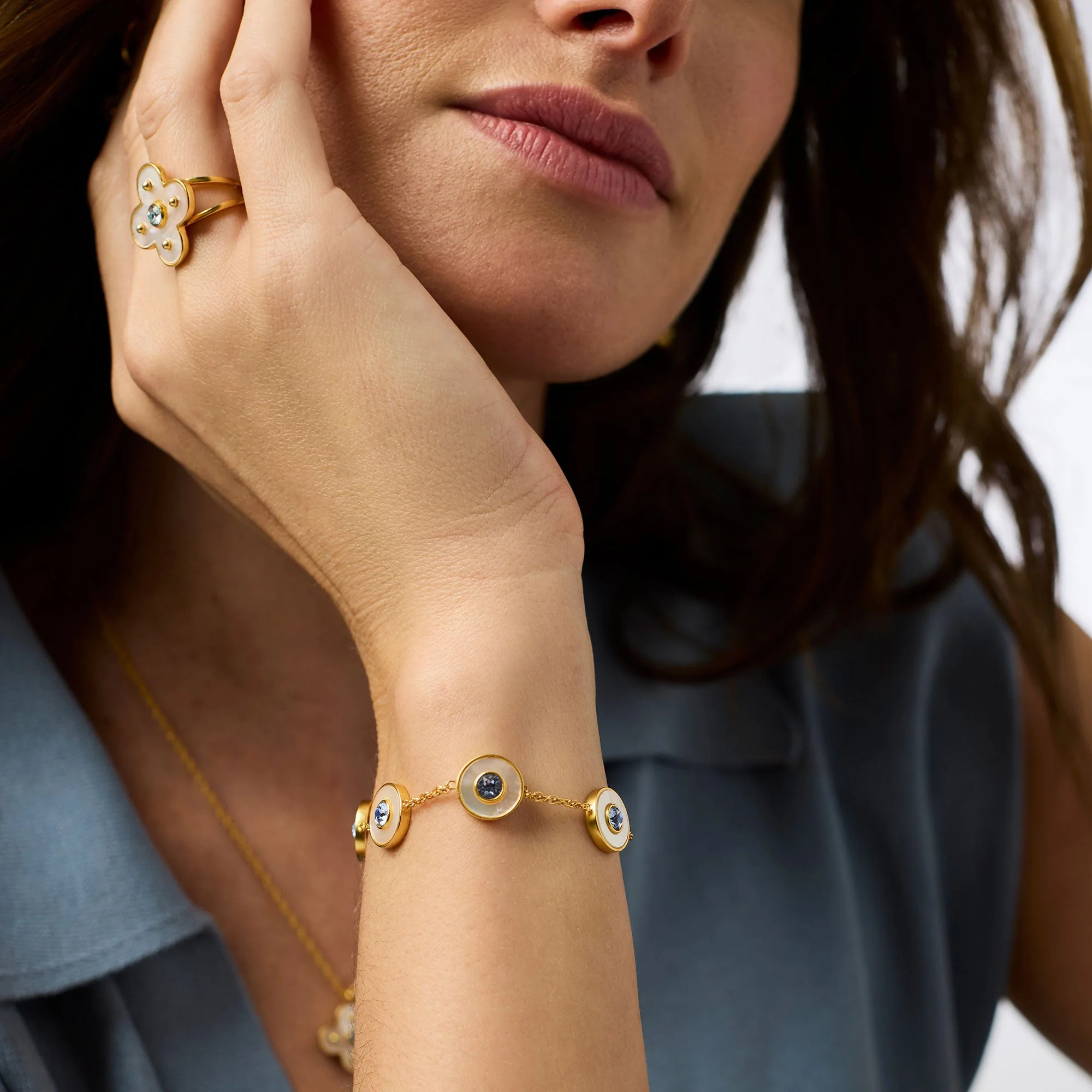 Colette Circle Delicate Bracelet - Image 3