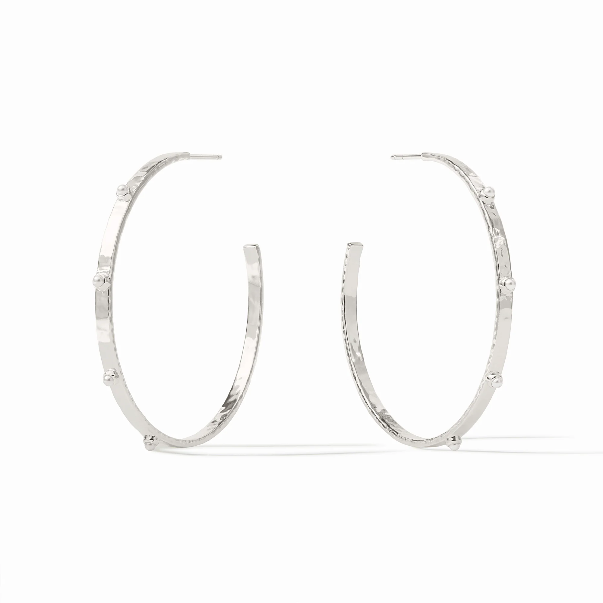 Crescent Stone Hoop - Image 9