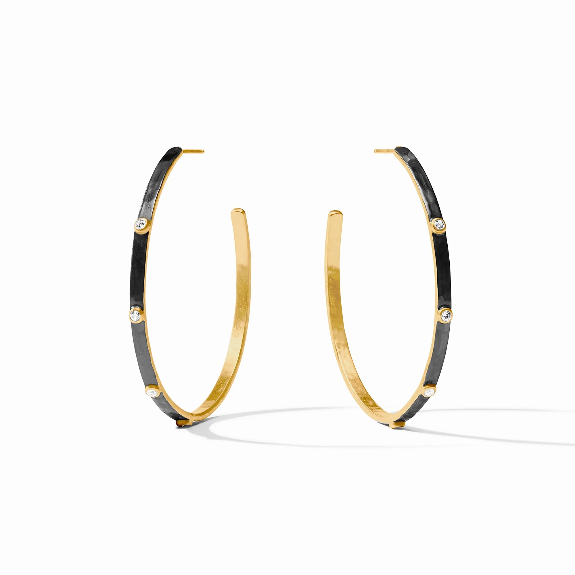 Crescent Stone Hoop - Image 12