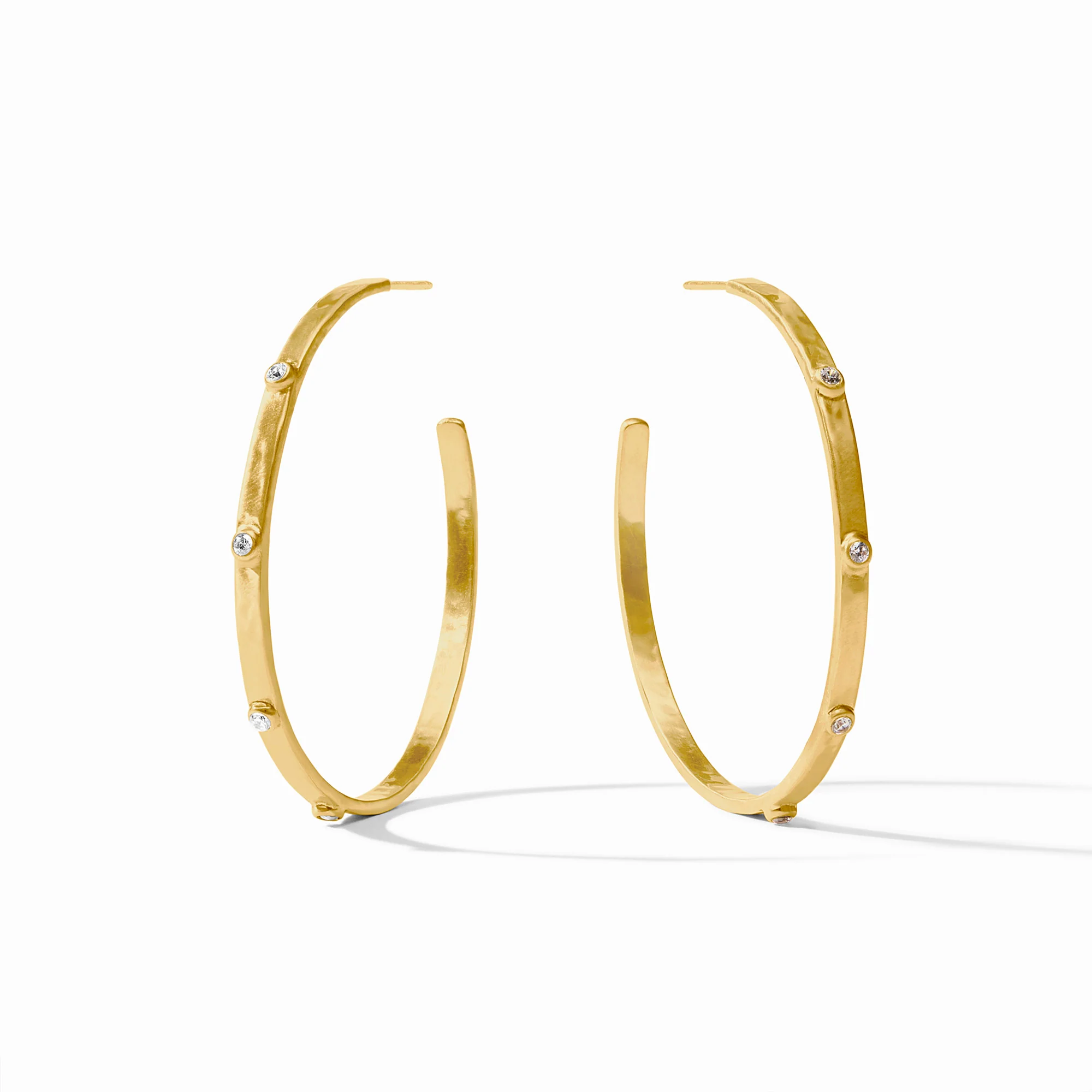 Crescent Stone Hoop - Image 9