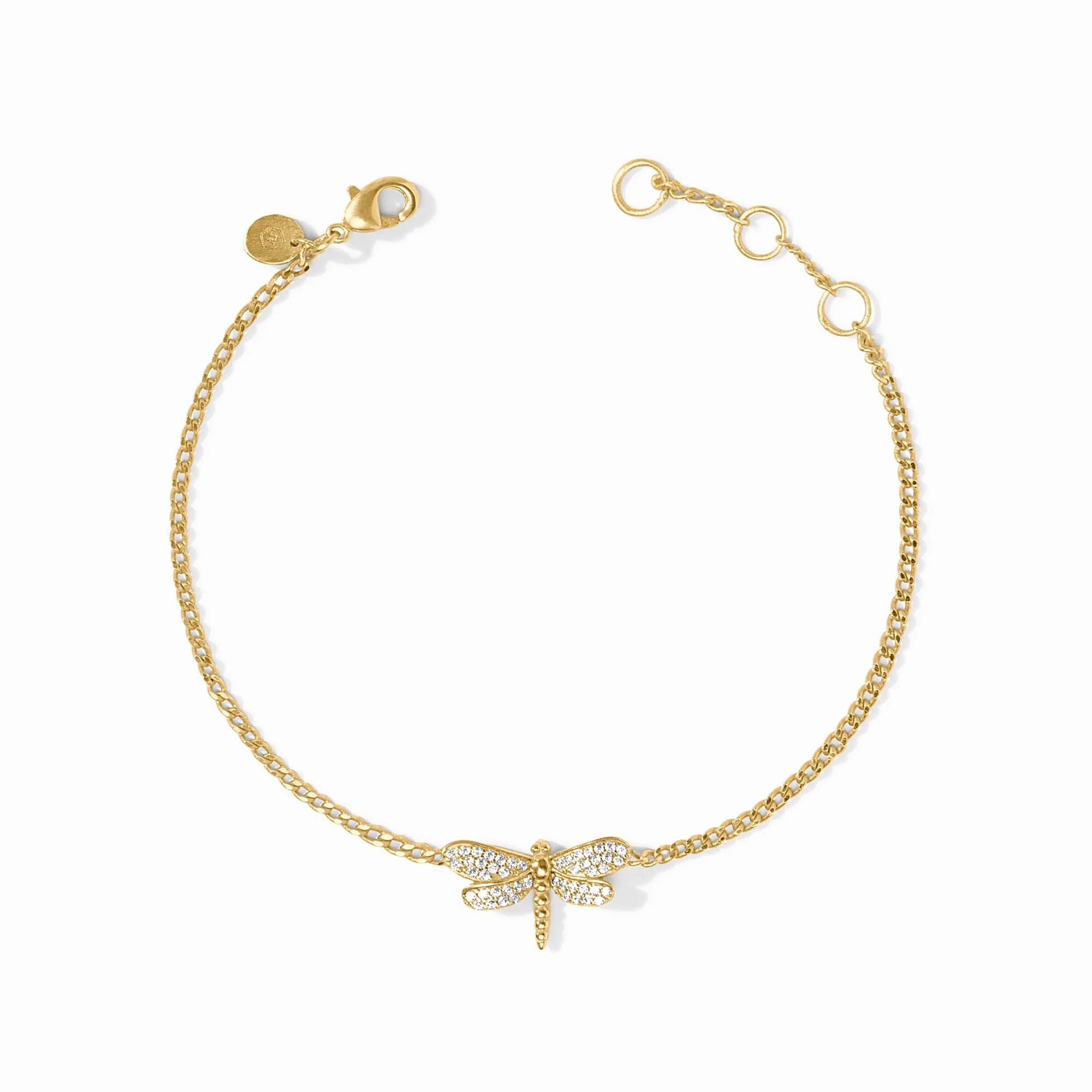 Dragonfly Pavé Delicate Bracelet - Image 3