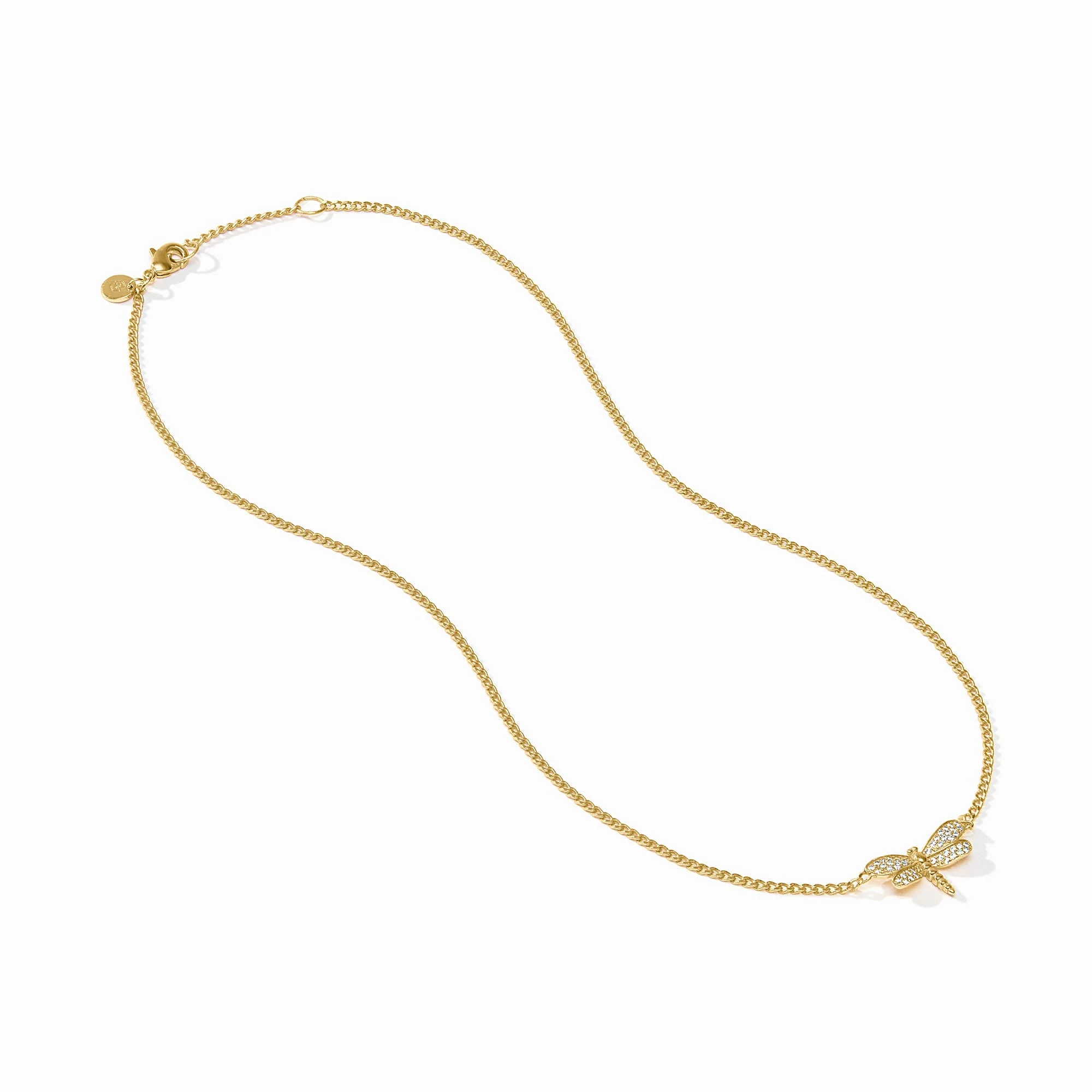 Dragonfly Pavé Delicate Necklace - Image 3