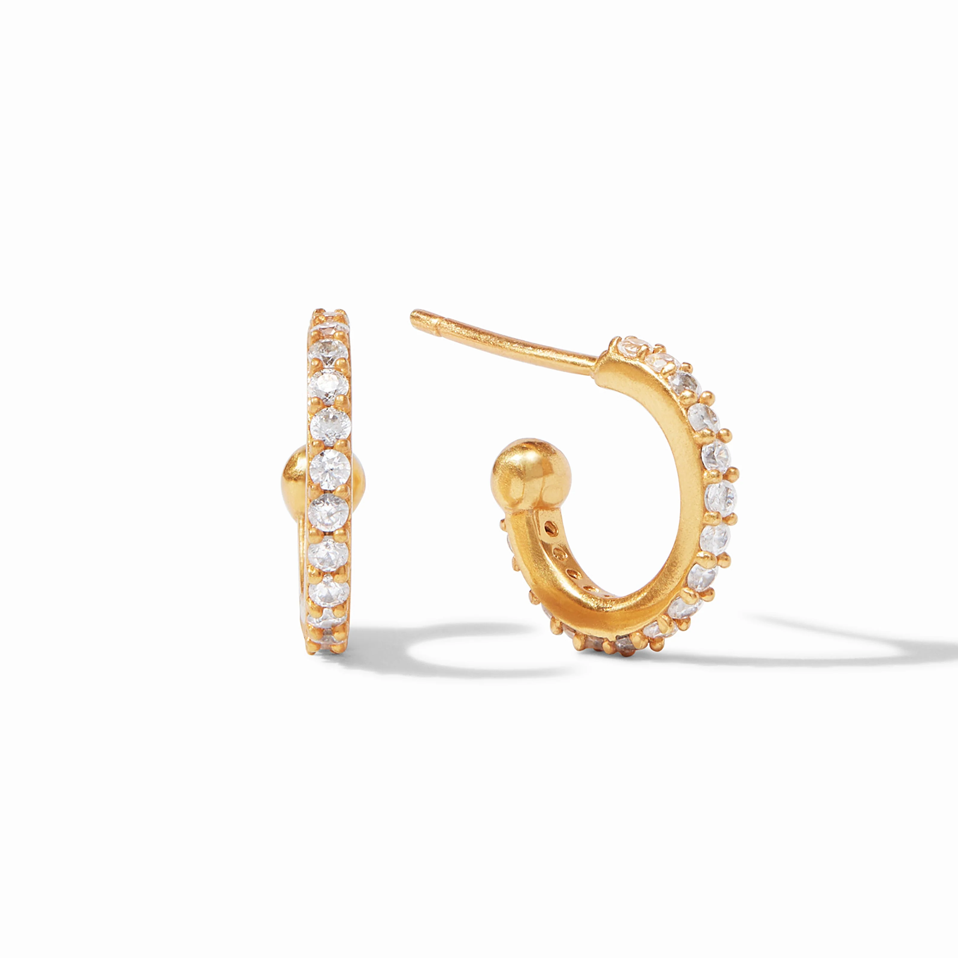 Esme Heart Hoop & Charm Earring - Image 4