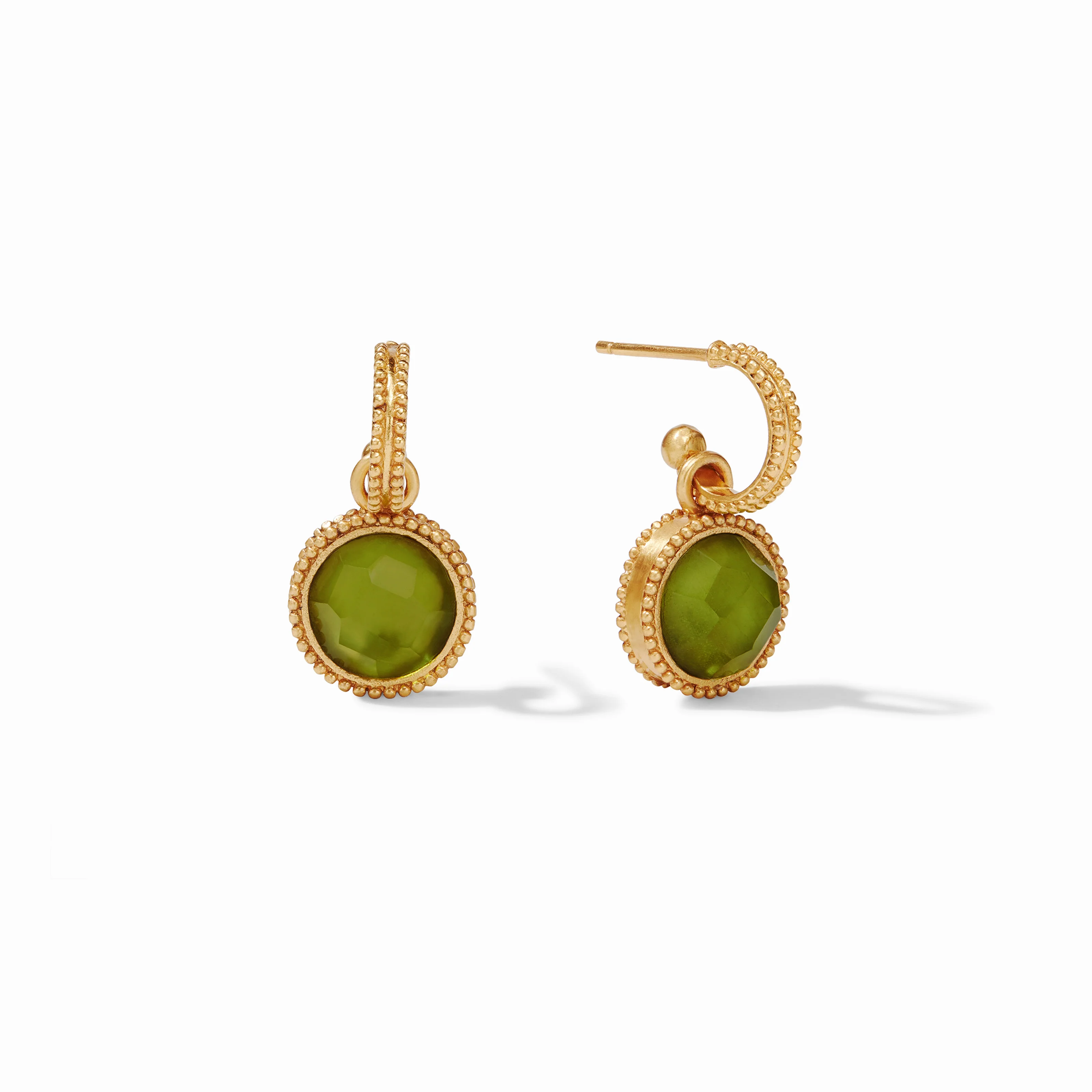 Fleur-de-Lis Hoop & Charm Earring - Image 18