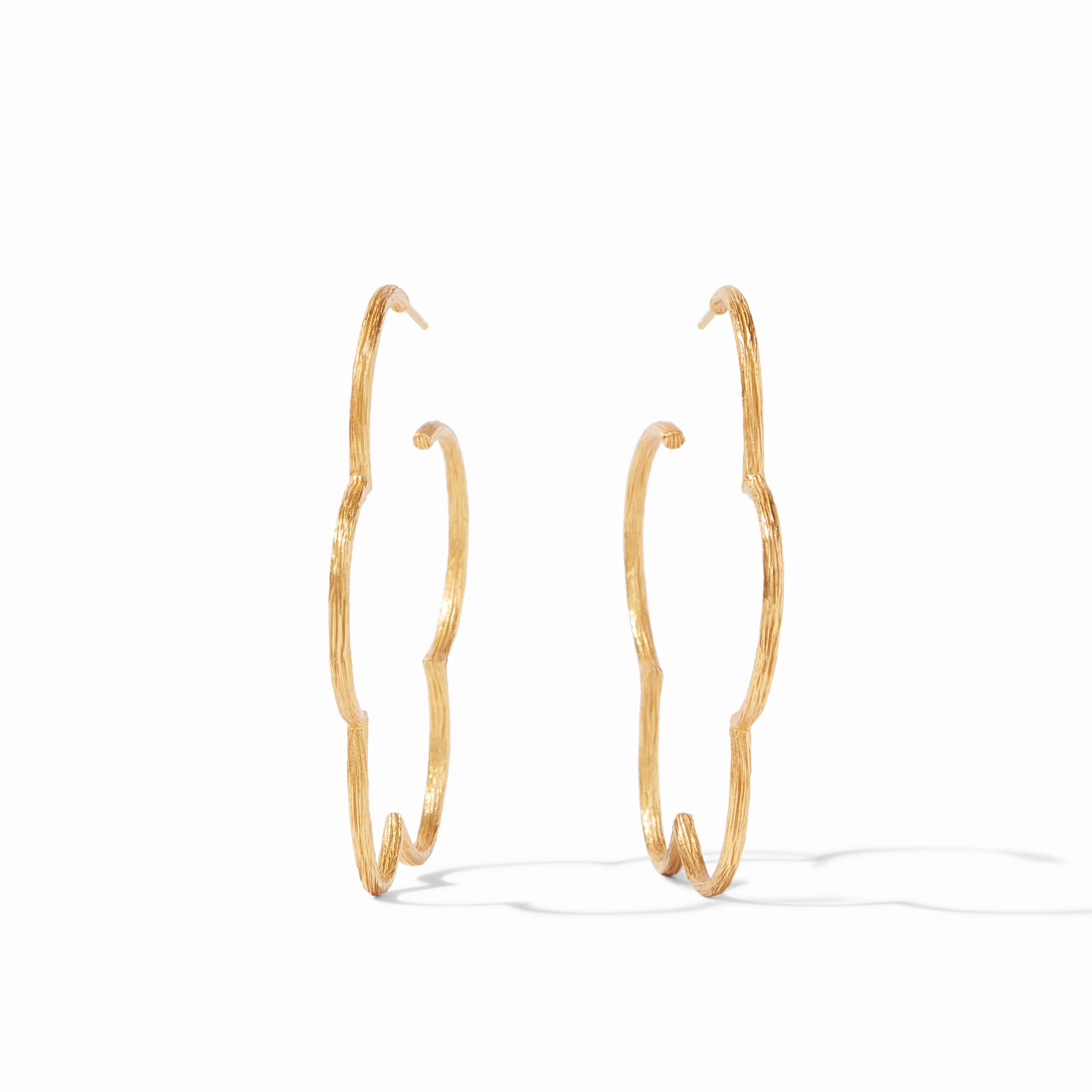 Gardenia Textured Hoop - Image 3