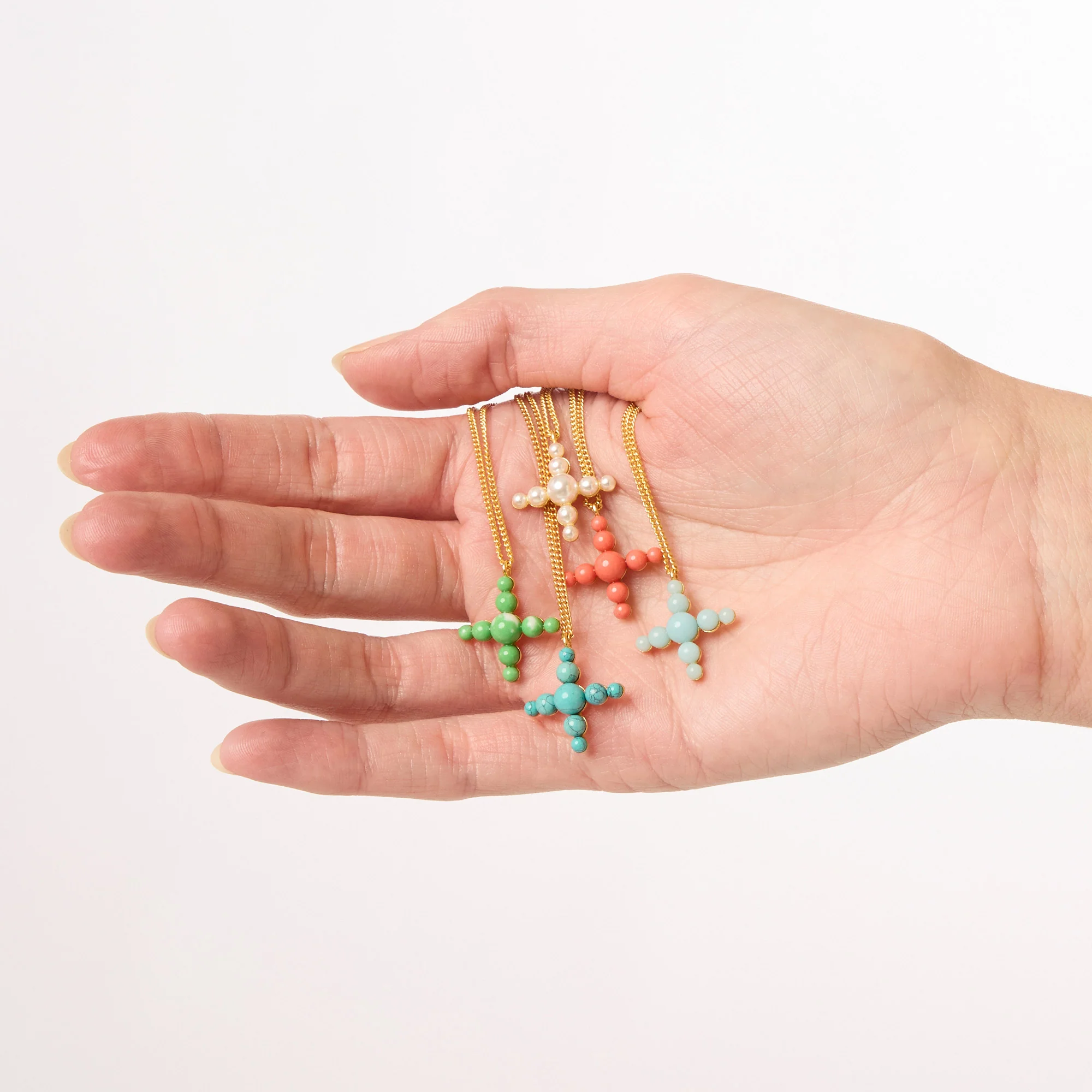 Gumdrop Cross Delicate Necklace - Image 6