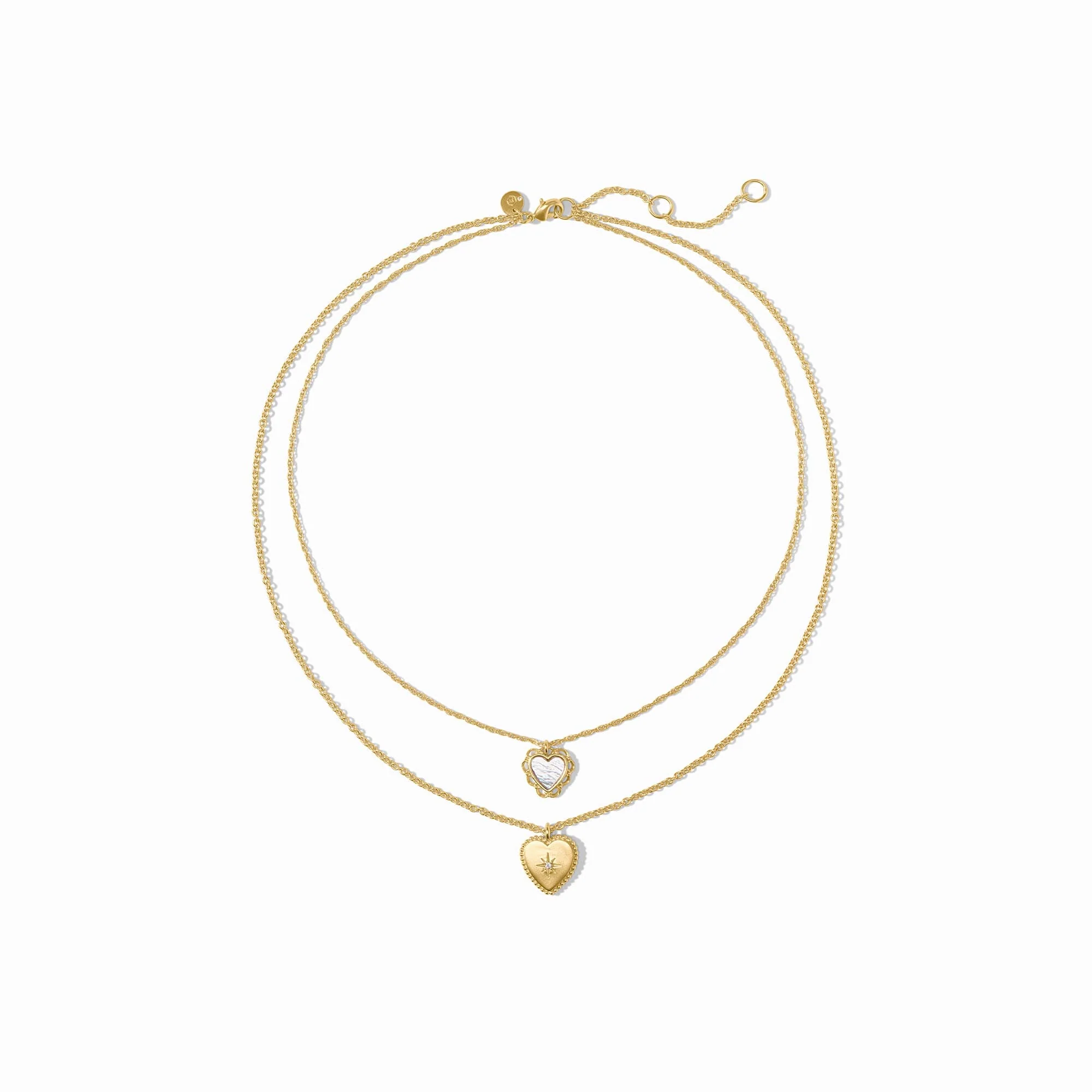 Heart Duo Delicate Necklace - Image 4