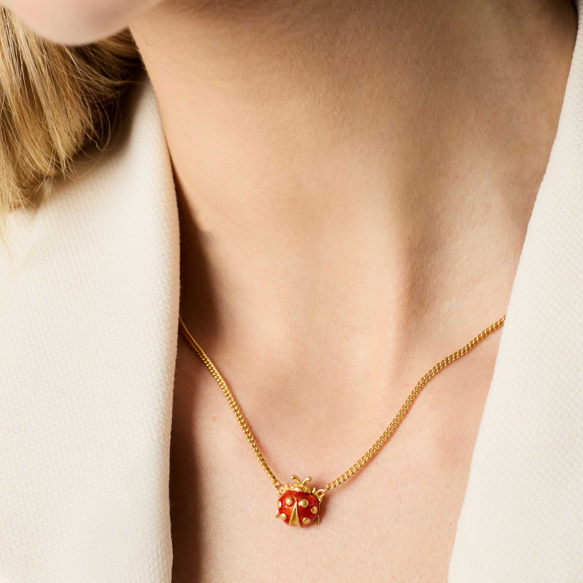 Ladybug Delicate Necklace - Image 4
