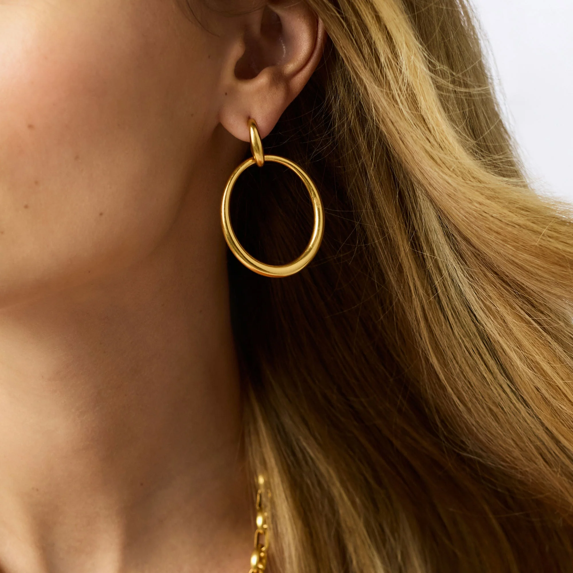 Laguna Doorknocker Earring - Image 2