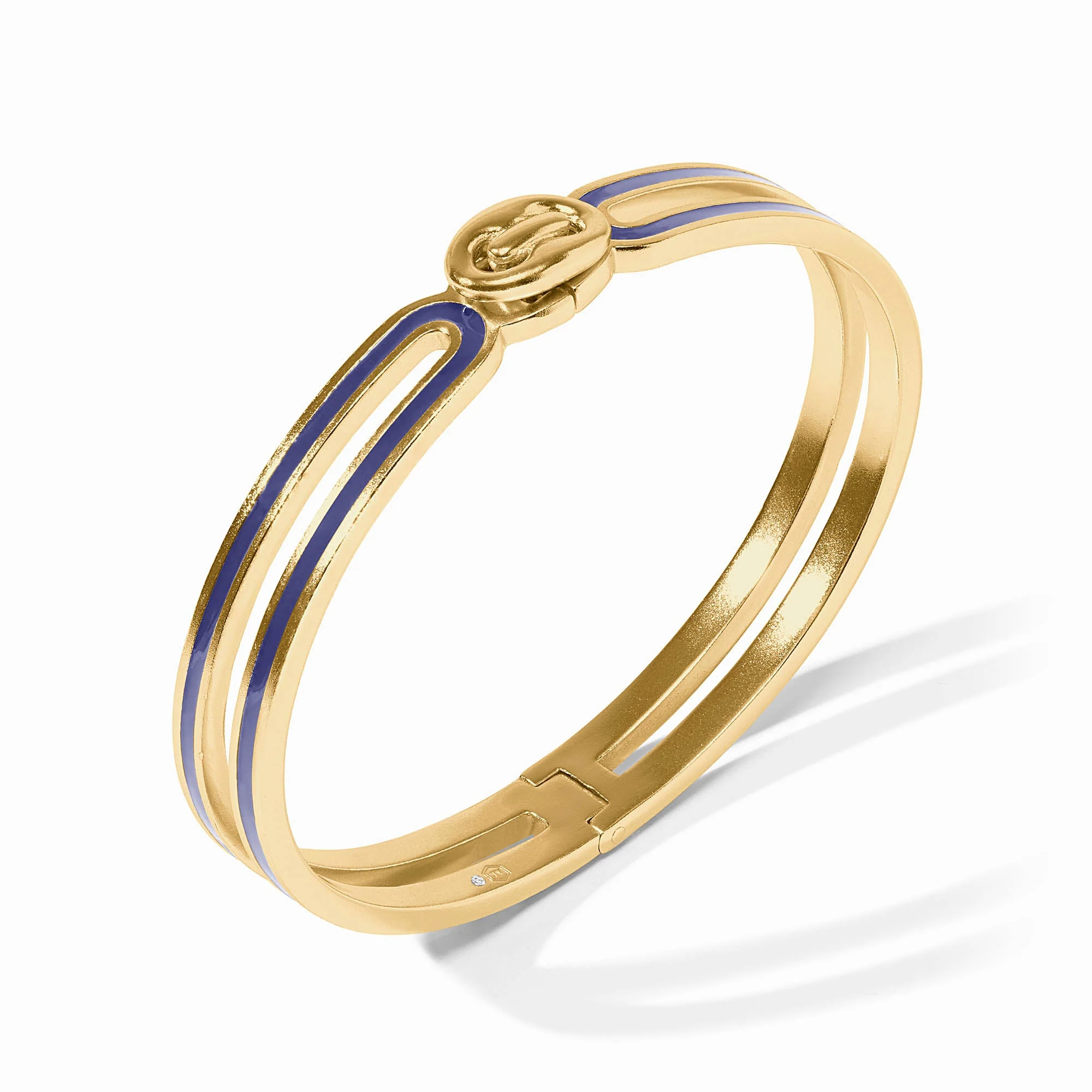Laguna Enamel Hinge Bangle - Image 7