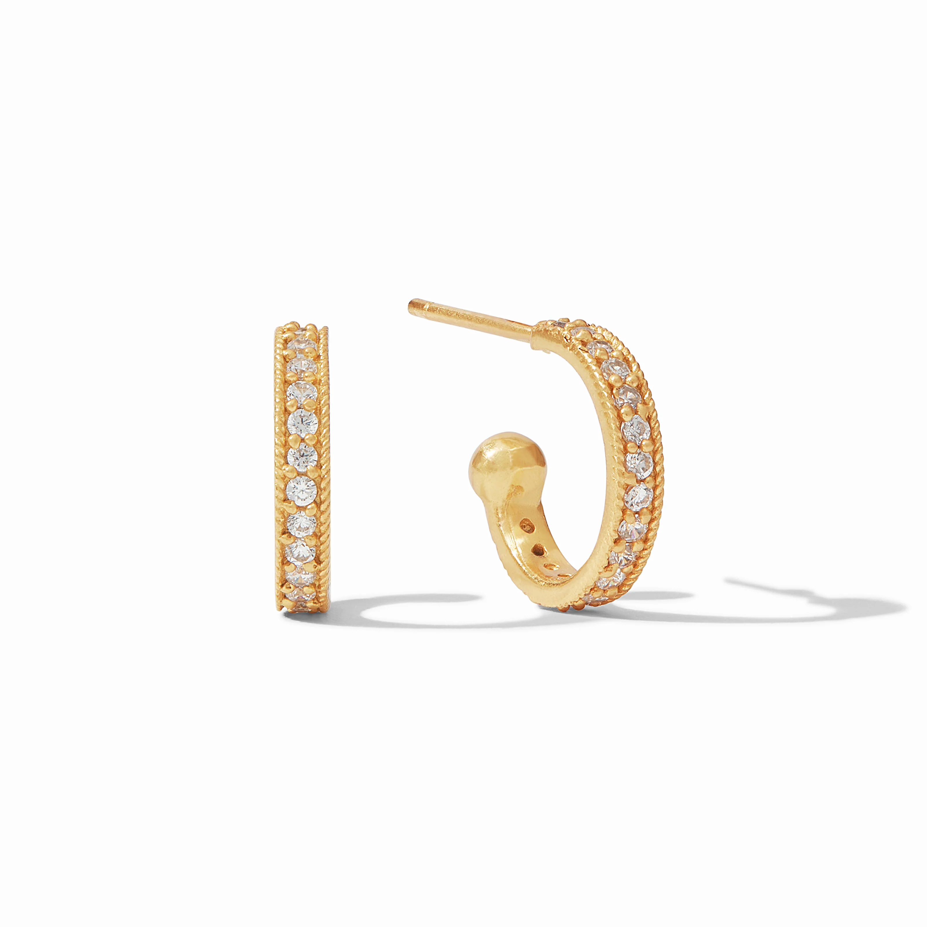 Odette Statement Hoop & Charm Earring - Image 3