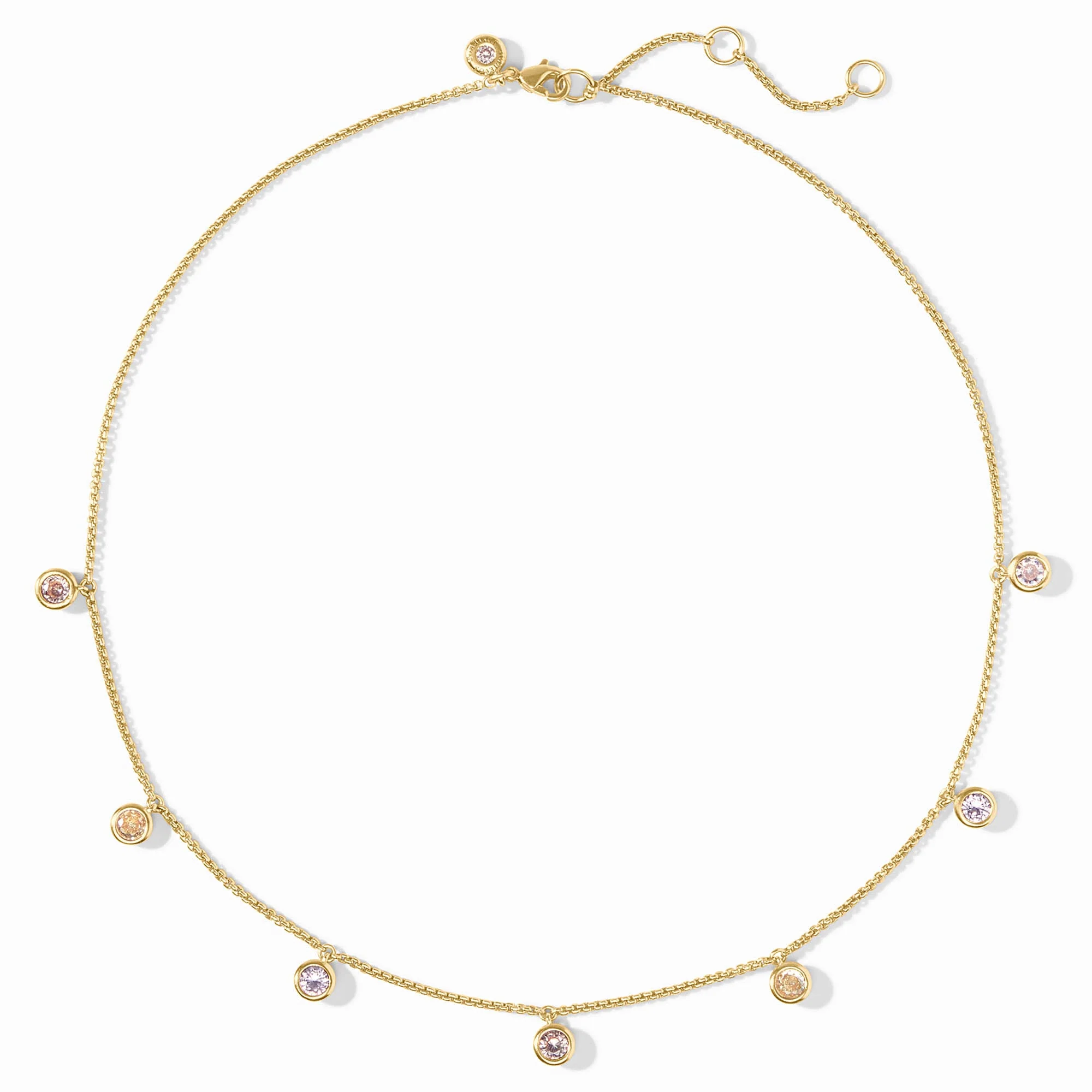 Rainbow Delicate Charm Necklace - Image 6