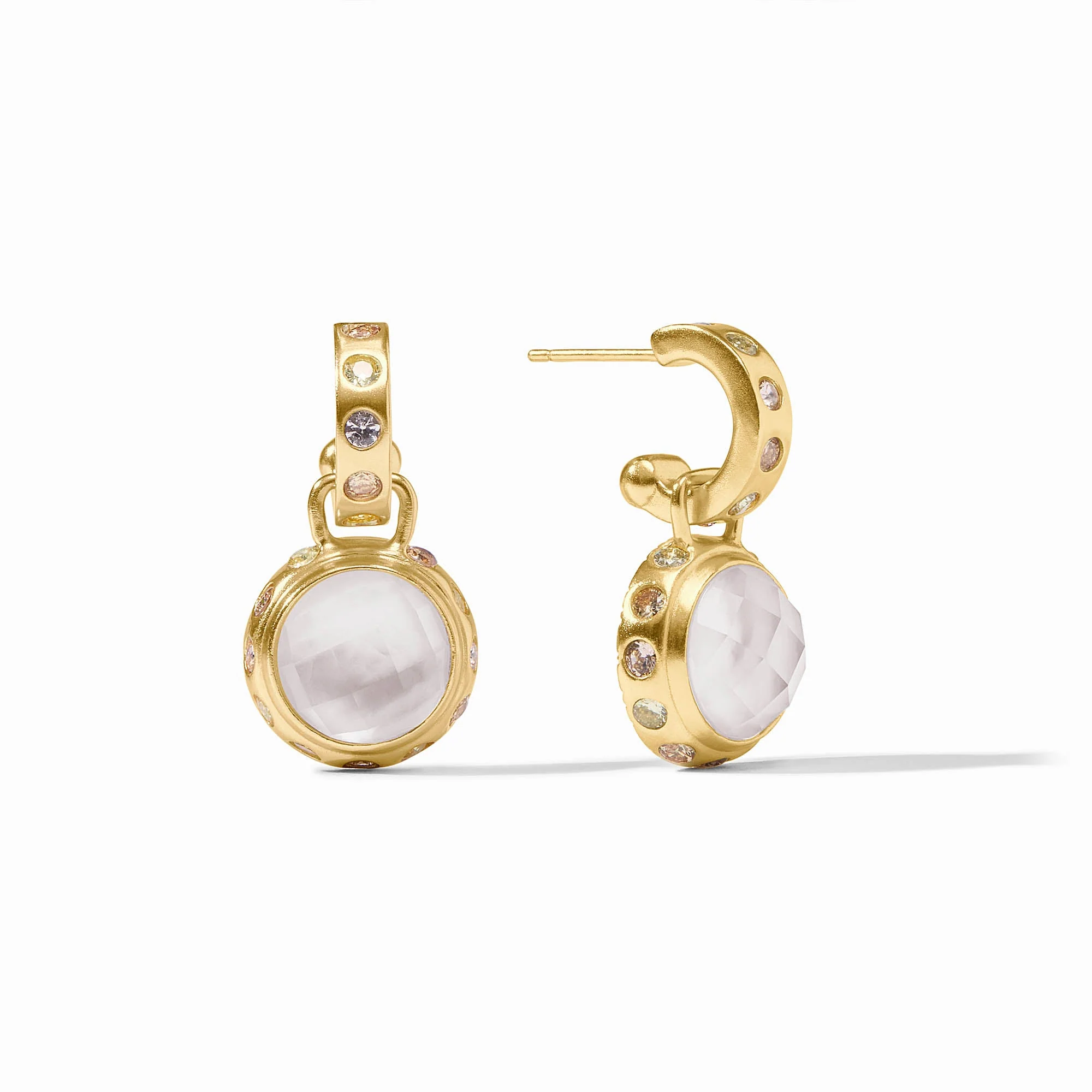 Rainbow Hoop & Charm Earring - Image 3