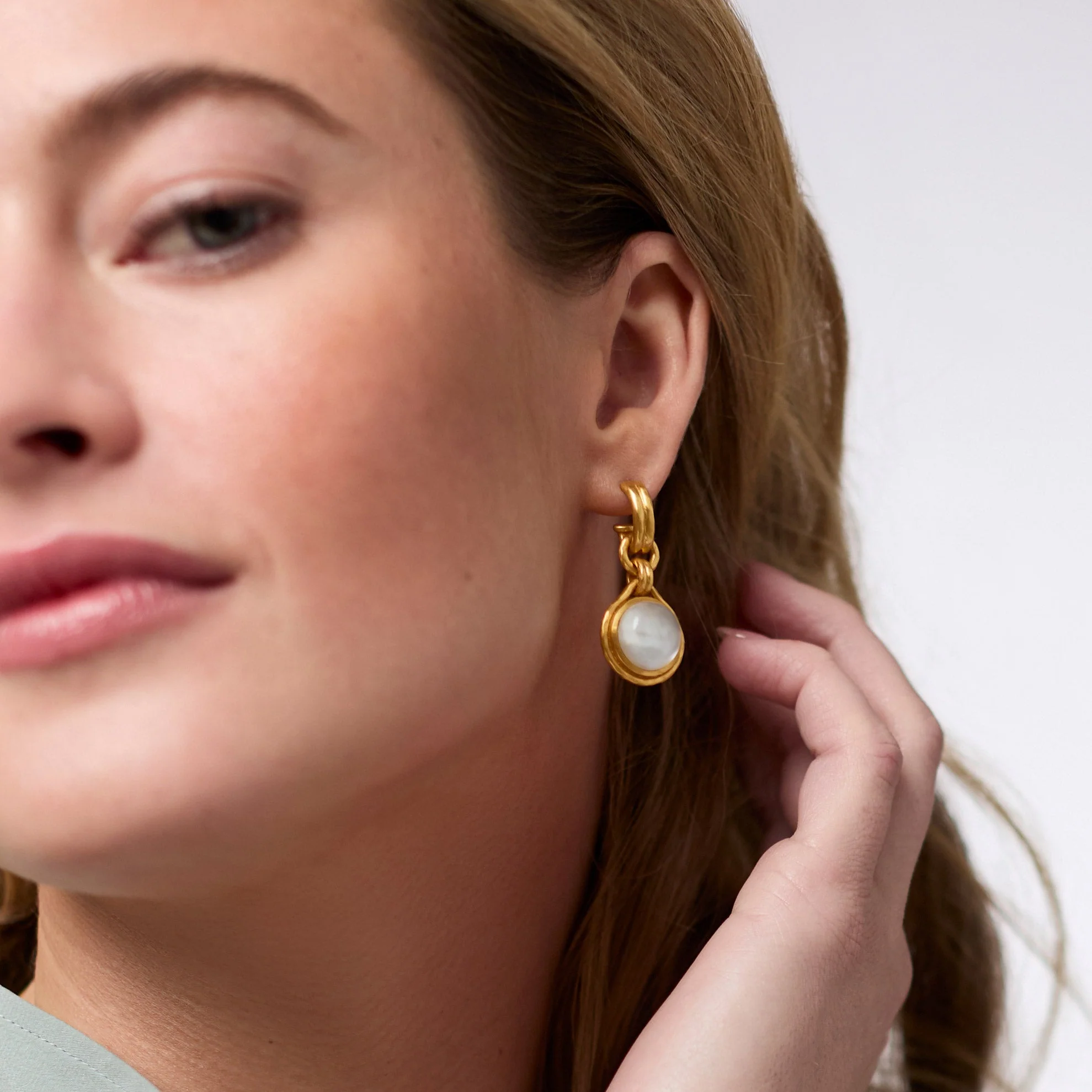 Solara Hoop & Charm Earring - Image 6