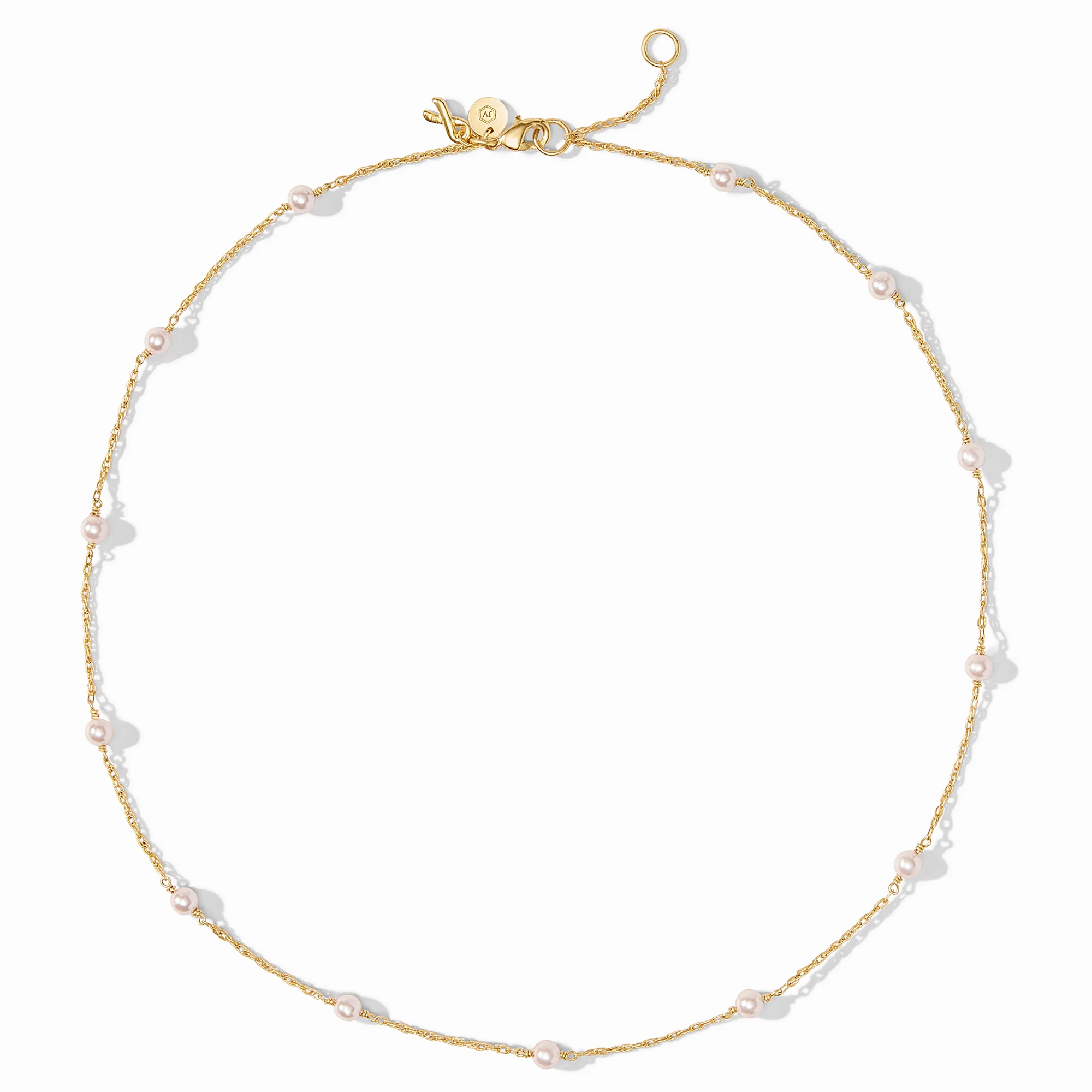 The Pink Delicate Station Necklace - Image 3