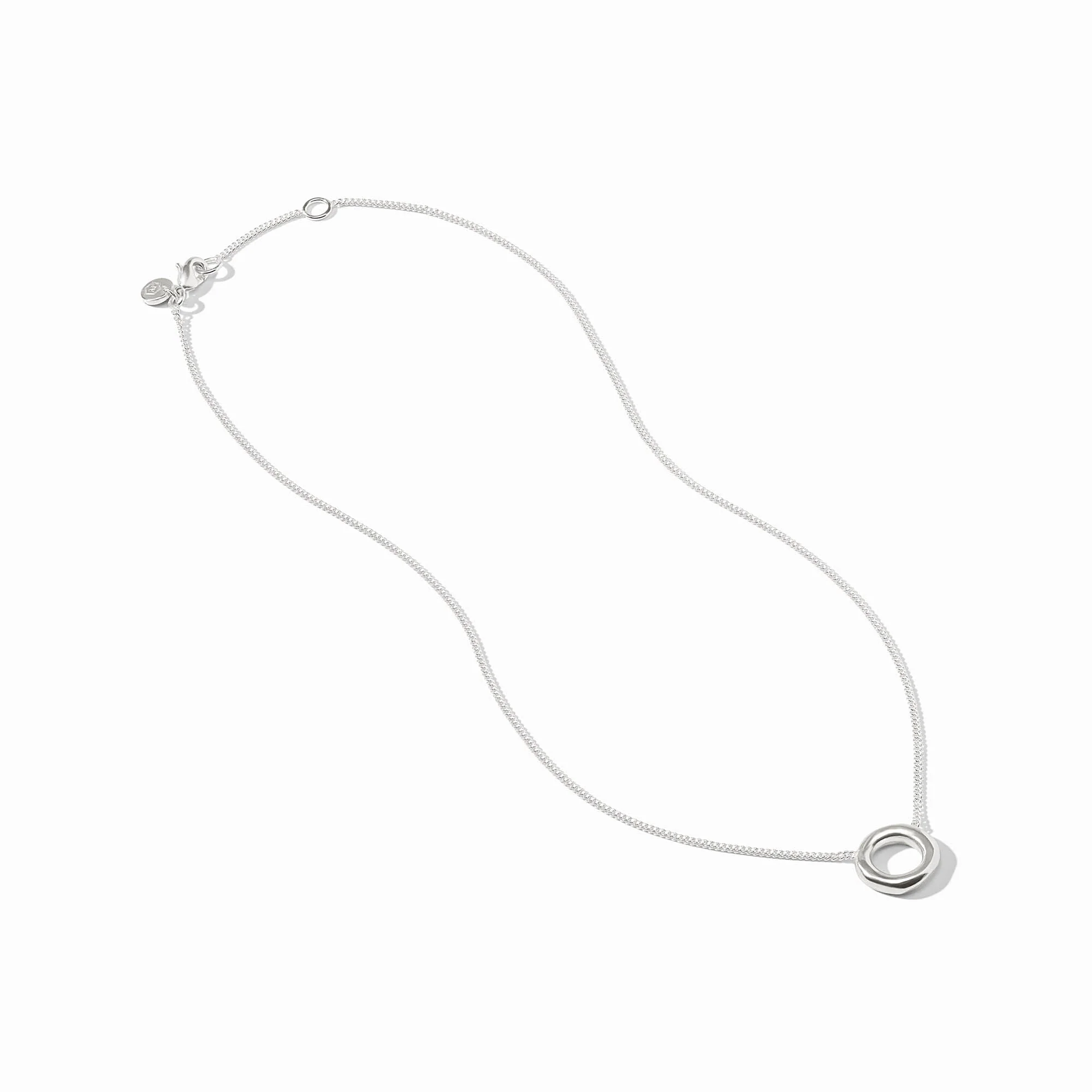 Wave Circle Delicate Necklace - Image 3