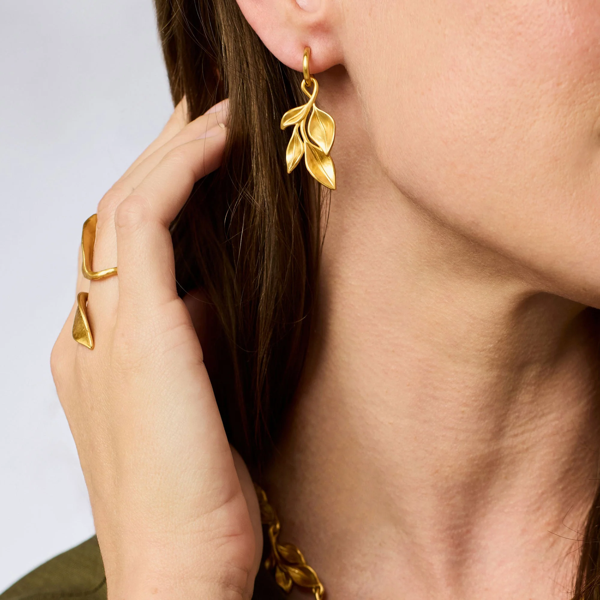 Willow Hoop & Charm Earring - Image 2