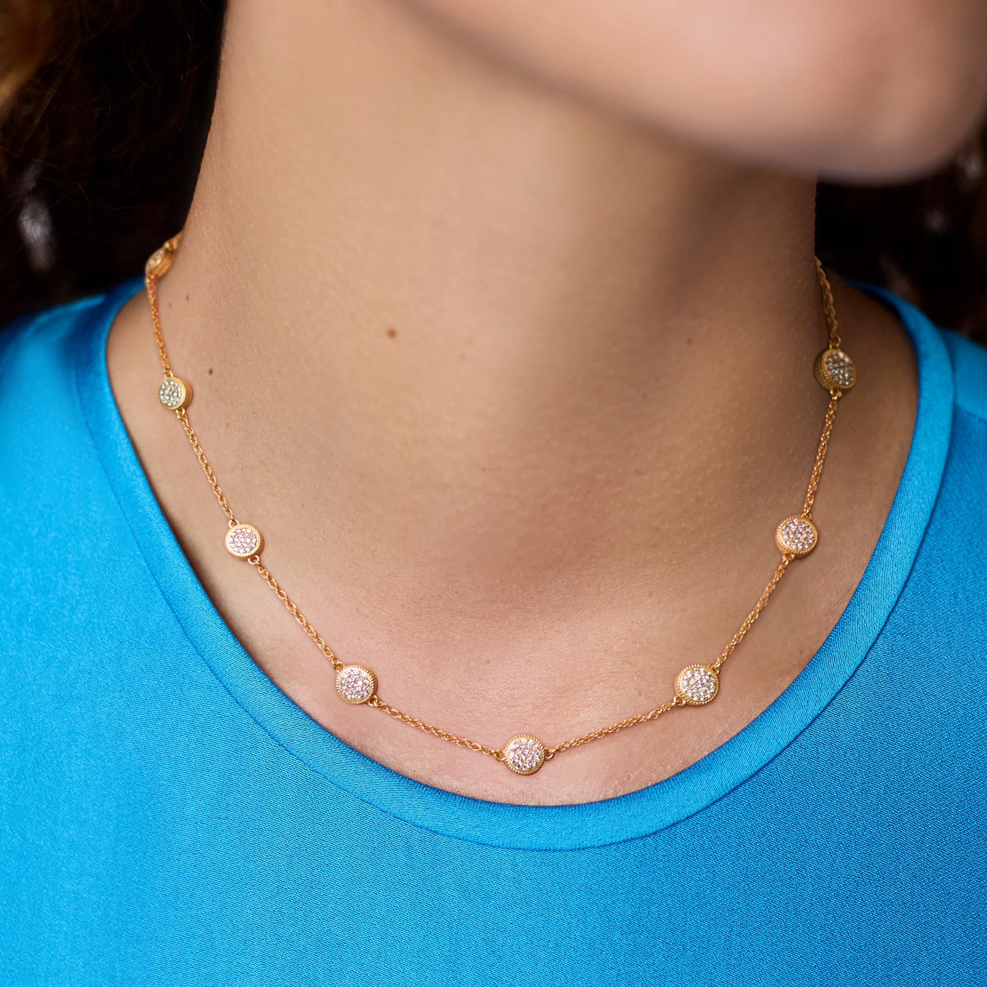 Windsor Delicate Station Necklace - Image 2